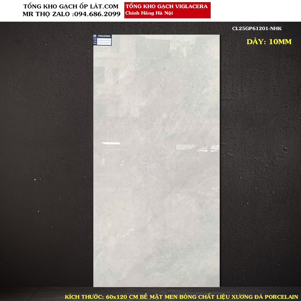 Gạch lát nền 60x120 cm Viglacera CL25GP61201 Loại A1